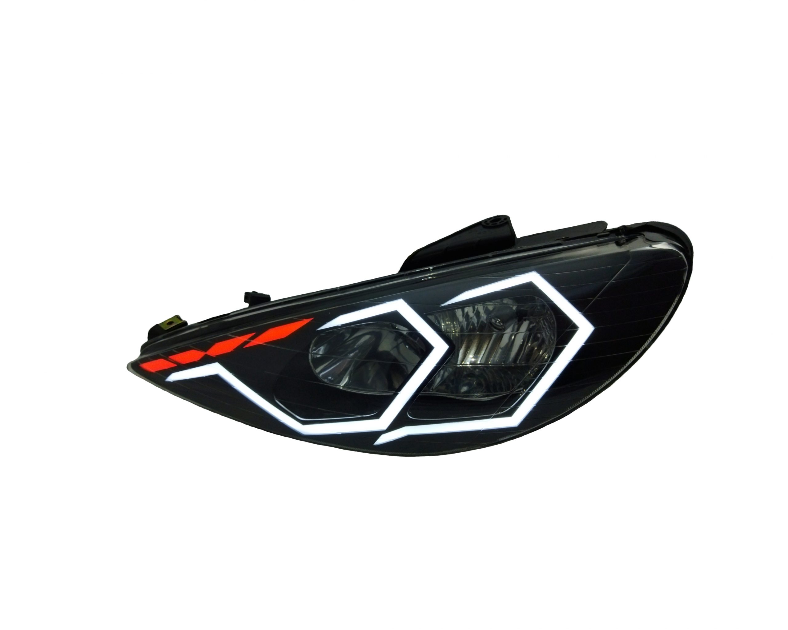 چراغ جلو اسپرت 206 طرح پلاس تمام پلکسی